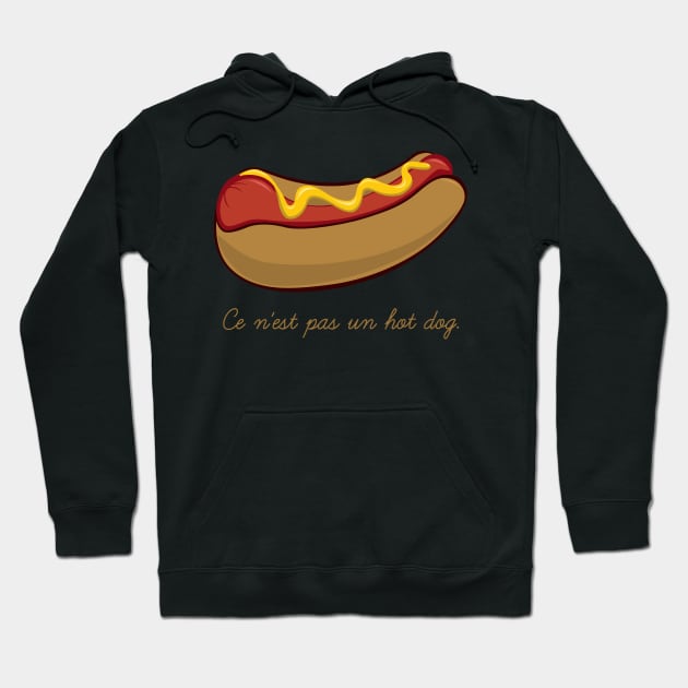 This Is Not A Hot Dog Hoodie by a_man_oxford